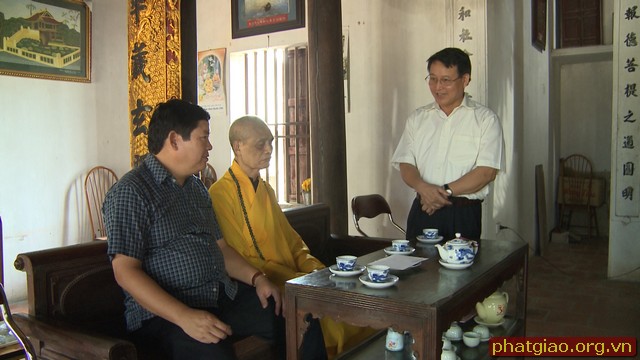 Đoàn Ban Tôn giáo Chính phủ tại chùa Ráng (Viên Minh)