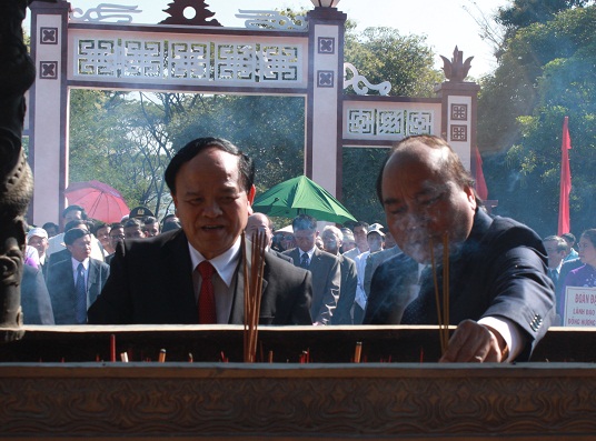 Bình Định: Phó Thủ tướng Nguyễn Xuân Phúc dự lễ khai hội Đống Đa