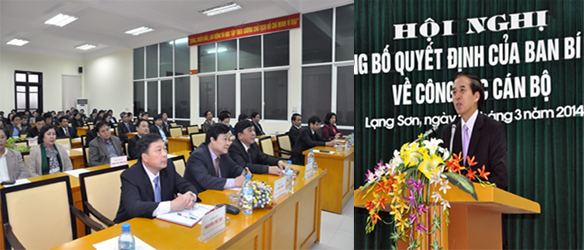 Đồng chí Nguyễn Văn Thanh, Phó Tổng Thanh tra Chính phủ luân chuyển về giữ chức vụ Phó Bí thư Tỉnh ủy Lạng Sơn.