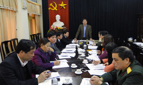 UBND tỉnh họp đánh giá các hoạt động kỷ niệm 60 năm Chiến thắng Điện Biên Phủ
