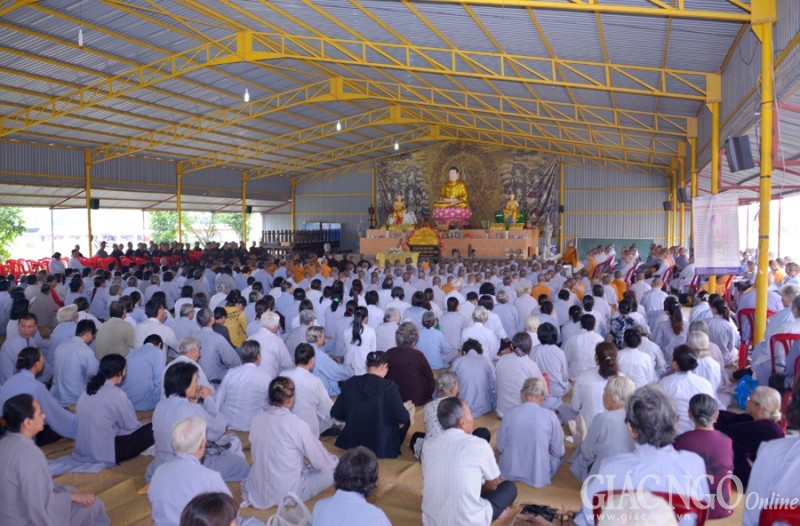 TP.HCM: Trên 500 Tăng Ni, Phật tử dự khóa tu ở Học viện