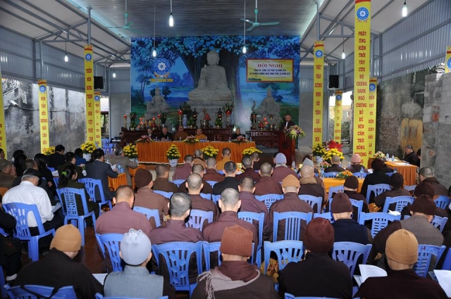 Hội nghị tổng kết Phật sự của PG tỉnh Thanh Hóa sáng nay, 28-1