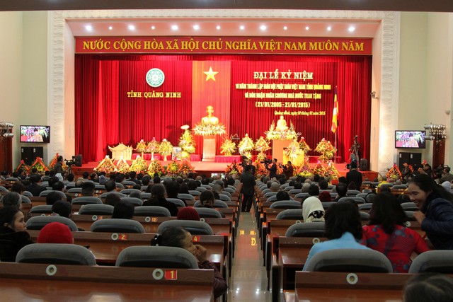 Quảng Ninh: Đại lễ kỷ niệm 10 năm thành lập Giáo hội Phật giáo Việt Nam tỉnh
