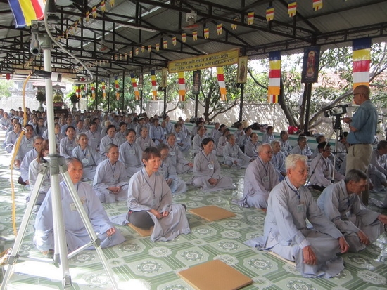 Chùa Sắc Tứ Minh Thiện tổ chức khóa tu niệm Phật lần thứ 63
