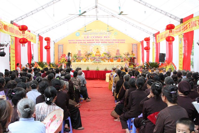 Hà Nội: Lễ bổ nhiệm Trụ trì chùa Linh Quang