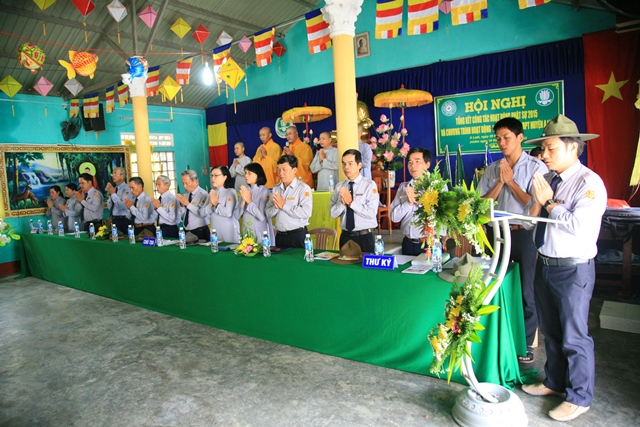 TT. Huế: GĐPT huyện A Lưới tổ chức Hội nghị Tổng kết Phật sự 2015