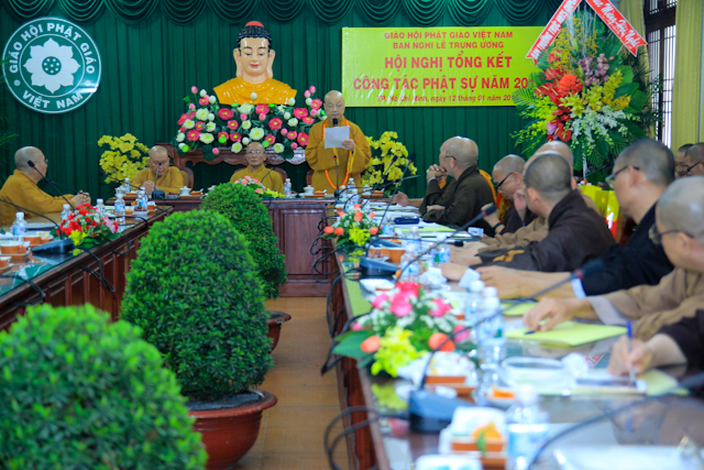 Ban Nghi Lễ Trung ương tổng kết công tác Phật sự năm 2015