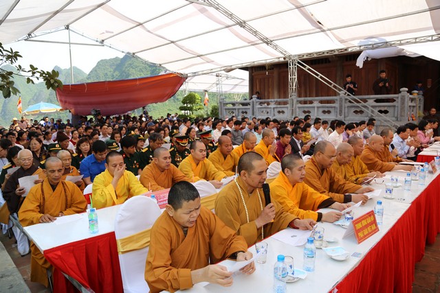 Cao Bằng: Đại lễ cầu siêu các Anh hùng Liệt sỹ tại chùa Phật tích Trúc Lâm Bản Giốc