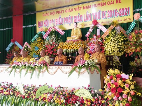Đại hội Đại biểu Phật giáo H. Cái Bè, NK: 2016 - 2021