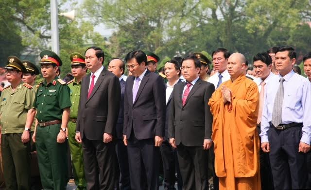 Điện Biên: Chủ tịch nước Trần Đại Quang thăm và động viên Tăng Ni đồng bào dân tộc