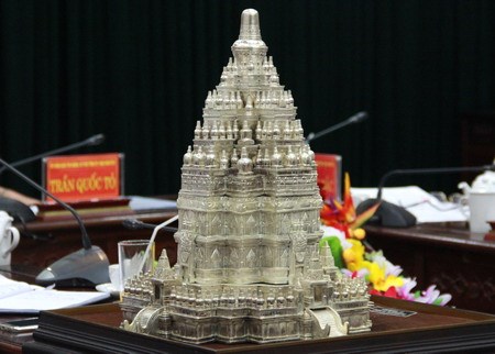 Mô hình chùa Tháp sẽ được xây dựng tại tỉnh Thái Nguyên. Ảnh: thainguyen.gov.vn.