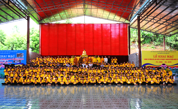 Lào Cai tổ chức khai mạc Khóa Tu Mùa hè lần thứ V - 2016
