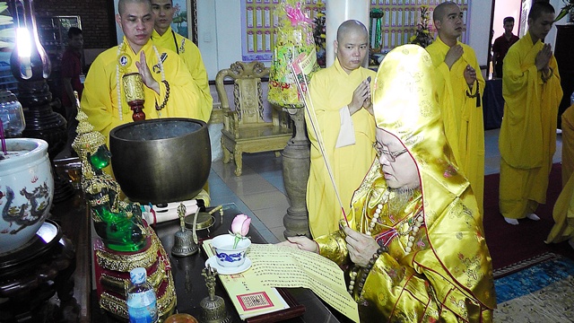 Lễ An Vị Phật và Khai kinh Trai đàn Tri ân báo ân AHLS, thân nhân quá vãng Tại chùa Kỳ Viên TP Đà Nẵng