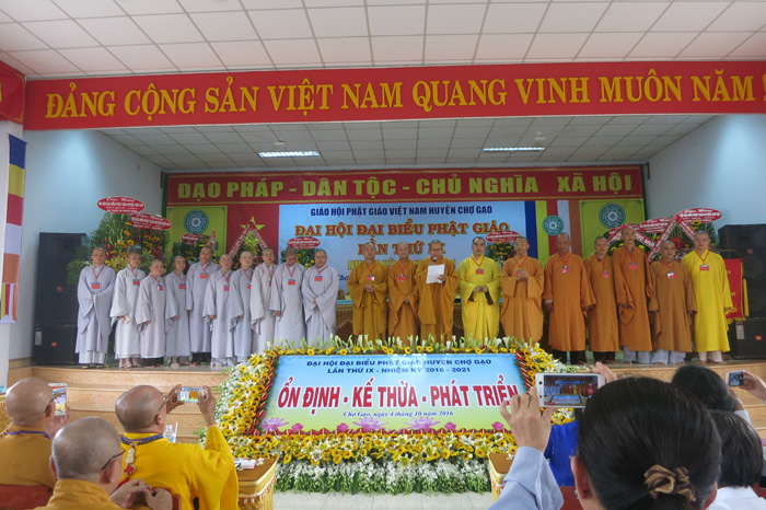 Tiền Giang: Phật giáo huyện Chợ Gạo đại hội lần IX