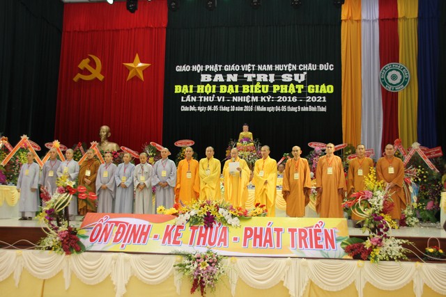 Vũng Tàu: Đại hội Phật giáo huyện Châu Đức NK: 2016 - 2021