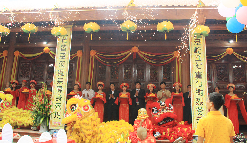 Bắc Ninh: Lễ khánh thành ngôi Đại hùng bảo điện chùa Đại Nguyện