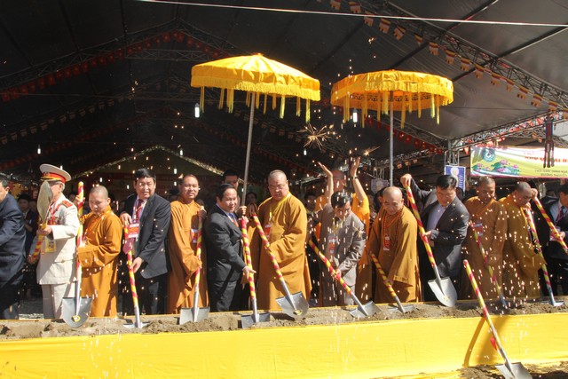 Lai Châu: Lễ khởi công xây dựng chùa Trụ sở Ban Trị Sự