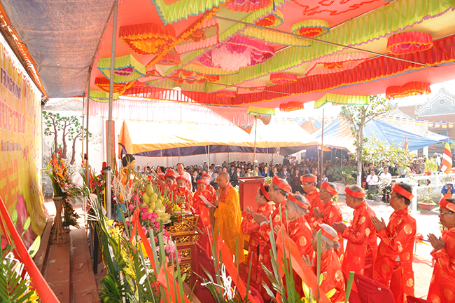 Hải Phòng: Lễ Chúc thọ cho các Phật tử Xuân Đinh Dậu tại Tổ đình Trùng Quang (Văn Úc)