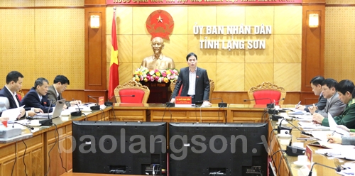 Phó Chủ nhiệm Ủy ban Tư pháp Quốc hội Nguyễn Mạnh Cường phát biểu tại buổi làm việc