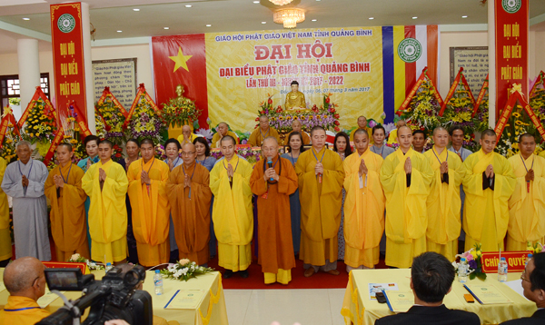 Quảng Bình: Long trọng tổ chức Đại hội Phật giáo tỉnh lần thứ III