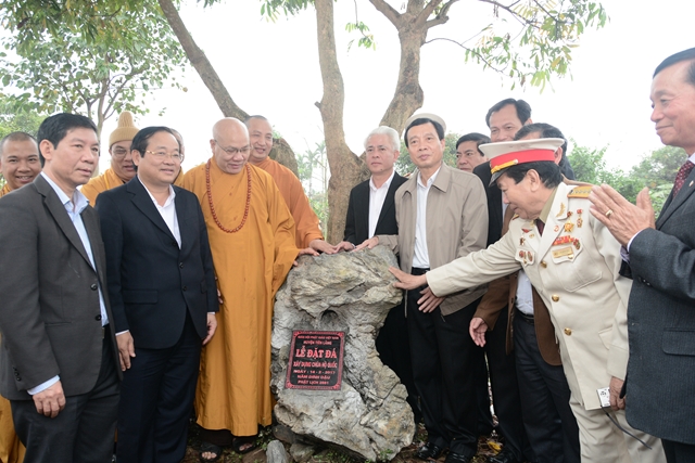 Hải Phòng: Lễ đặt đá xây dựng và tôn tạo tượng Phật chùa Hộ Quốc