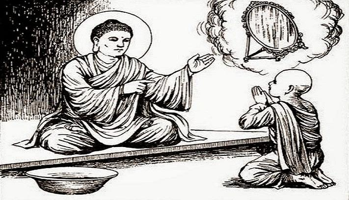 Đức Phật dạy La-hầu-la - Tranh PGNN