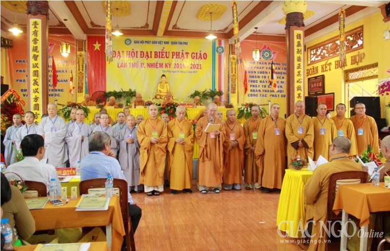 TP.HCM: Đại hội Phật giáo Q.Tân Phú nhiệm kỳ IX