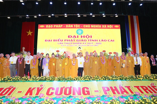 Trọng thể tổ chức Đại hội Phật giáo tỉnh Lào Cai lần thứ II