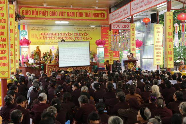 Phật giáo Thái Nguyên- Hội nghị Phổ biến Pháp luật về Tín ngưỡng, Tôn giáo