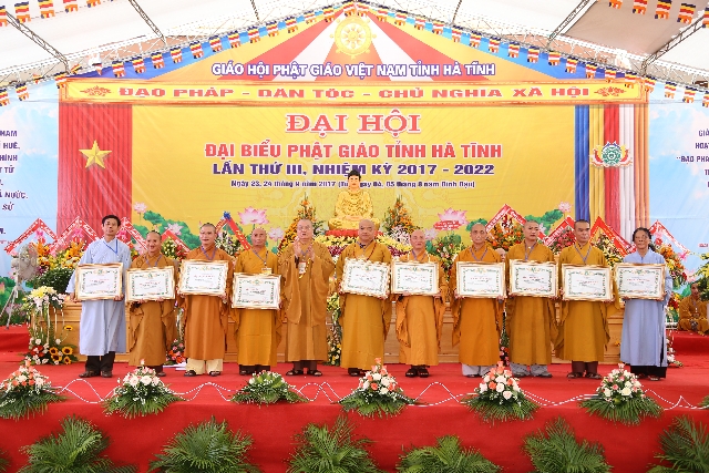 Trọng thể tổ chức Đại hội Phật giáo tỉnh Hà Tĩnh lần thứ III