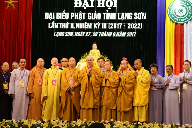 Trọng thể tổ chức Đại hội Phật giáo tỉnh Lạng Sơn lần thứ III