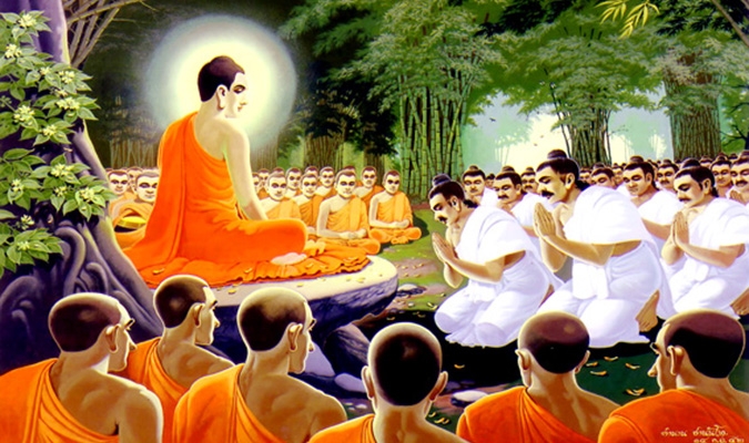 Đức Phật thuyết pháp - Tranh Phật giáo nước ngoài