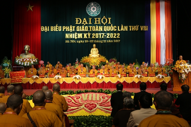 Bế mạc Đại hội Phật giáo toàn quốc lần thứ nhiệm kỳ VIII (2017-2022)