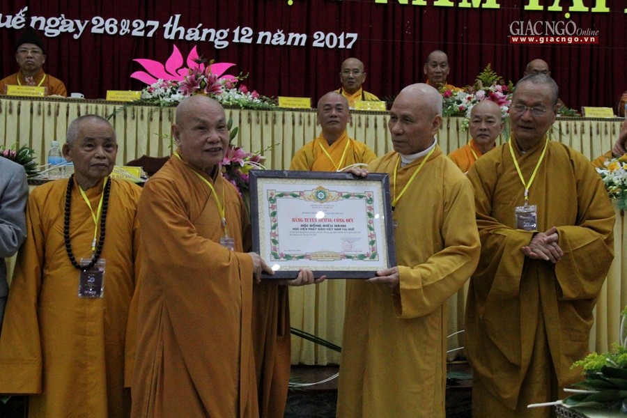 Lễ kỷ niệm 20 năm thành lập Học viện PGVN tại Huế