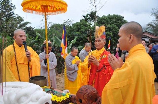 TT. Huế: PG Huyện A Lưới tổ chức lễ an vị Phật tượng
