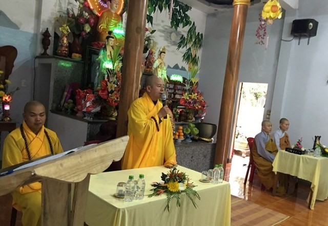 Ban HDPT PG Phú Ninh tổ chức khóa tu bát quan trai theo cụm