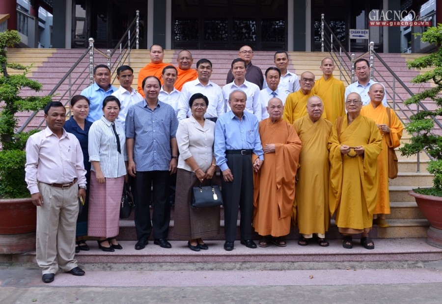 TP.HCM: Bộ Lễ nghi và Tôn giáo Campuchia thăm VP II TƯGH
