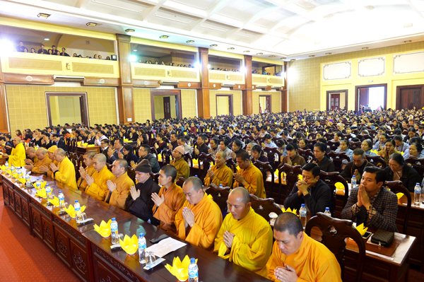 Hà Nội: Học viện Phật giáo Việt Nam gặp mặt đầu xuân Mâu Tuất