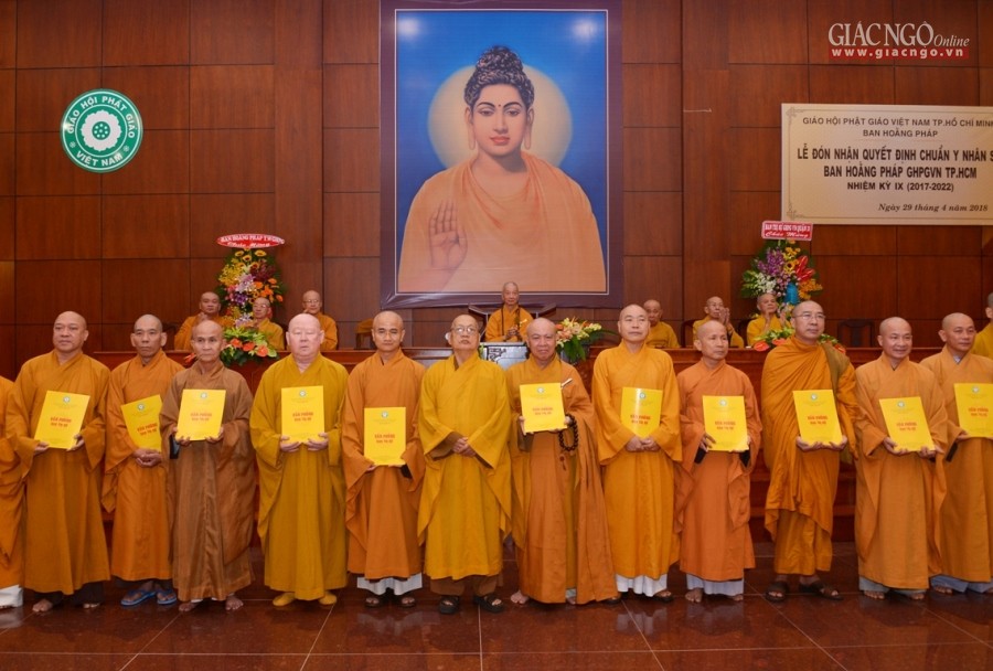 Ban Hoằng pháp Phật giáo TP.HCM ra mắt nhân sự