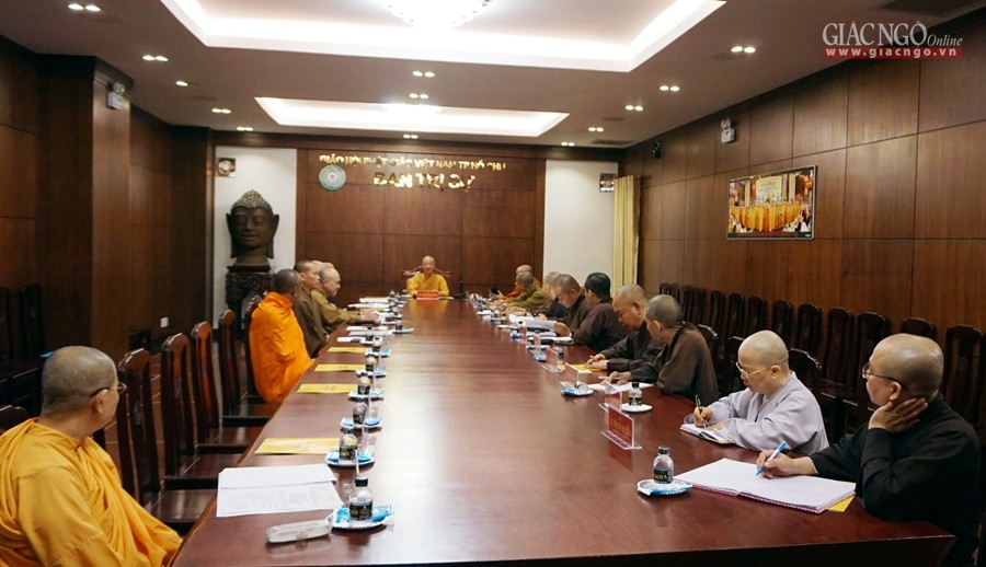 Ban Thường trực BTS họp triển khai, thảo luận Phật sự