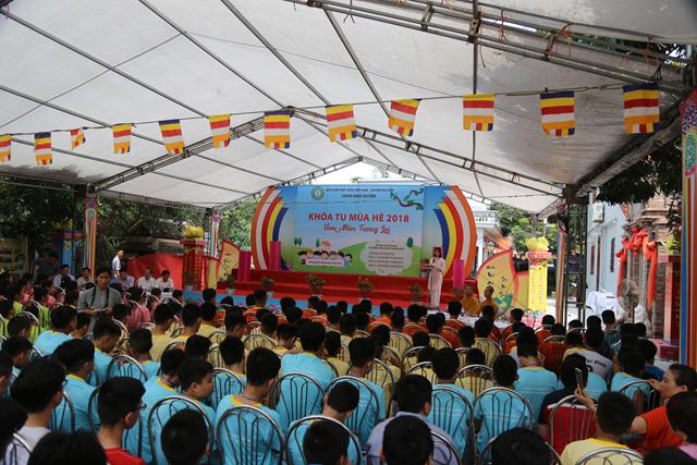 Hà Nội: Chùa Đào Xuyên tổ chức khóa tu mùa hè