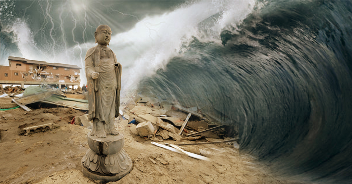 Kỳ lạ những bức tượng Phật vẫn đứng vững chãi trong thảm họat động đất sóng thần mạnh nhất lịch sử Nhật Bản