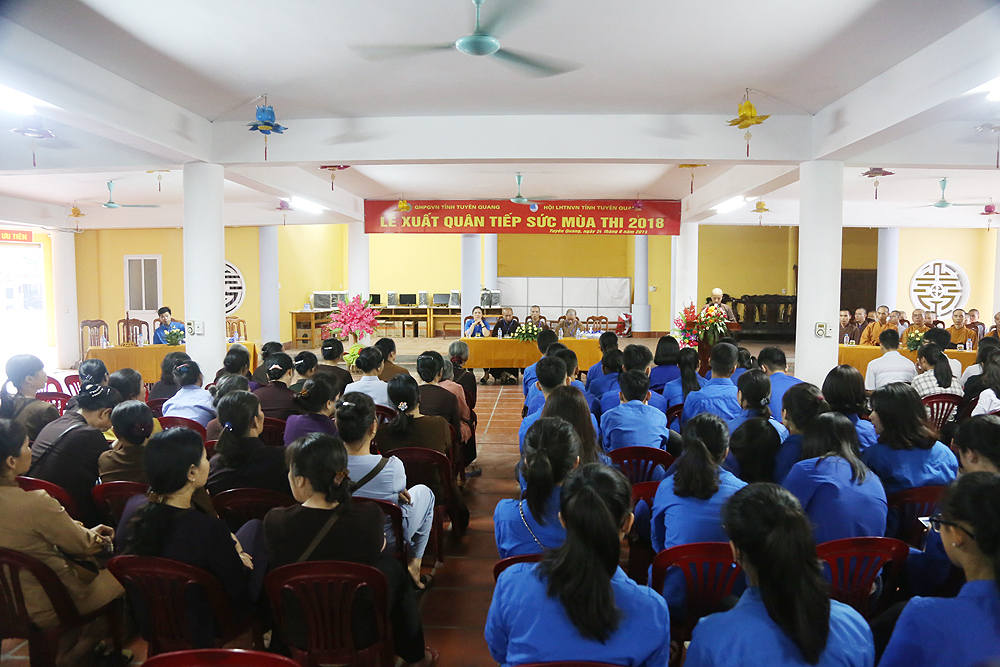 PG Tuyên Quang tổ chức lễ xuất quân tiếp sức mùa thi 2018