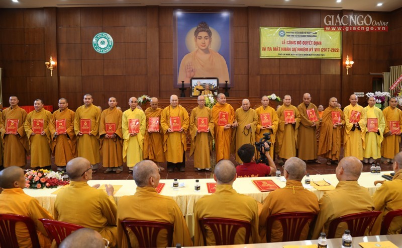 Công bố quyết định Nhân sự Ban Phật giáo Quốc tế T.Ư và Ban KTTC T.Ư