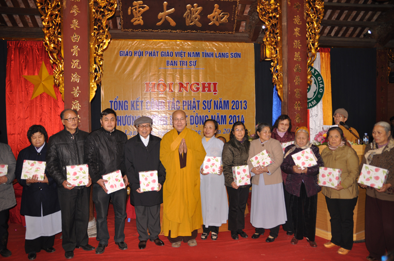 Lạng Sơn: Hội nghị Tổng kết công tác Phật sự năm 2013 - Nhiệm vụ trọng tâm năm 2014 của Ban Trị sự GHPGVN tỉnh