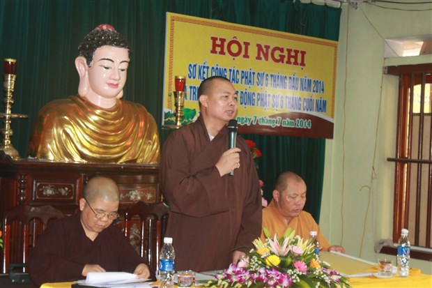 Thanh Hóa: Hội nghị sơ kết công tác Phật sự 6 tháng đầu năm 2014