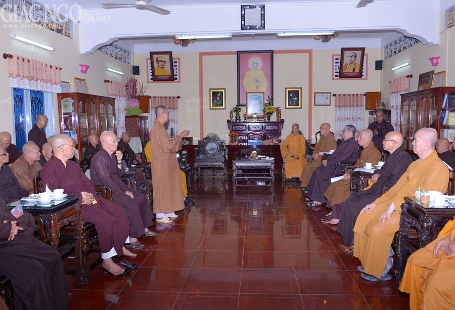 BTS GHPGVN TP.HCM họp bàn nhiều Phật sự quan trọng