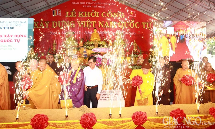 TP.HCM: Long trọng lễ khởi công xây dựng Việt Nam Quốc Tự