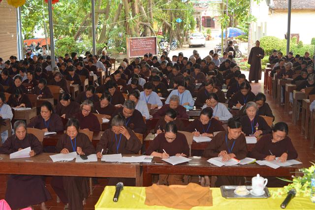 Phú Thọ: Kiểm tra chất lượng lớp giáo lý Phật tử
