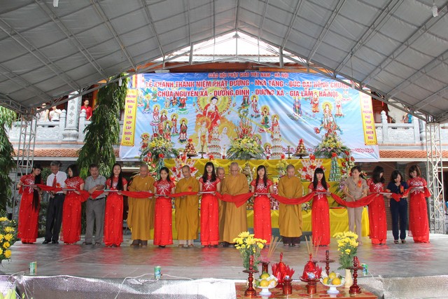 Hà Nội: Lễ khánh thành Niệm Phật đường - Nhà Tăng chùa Nguyễn Xá